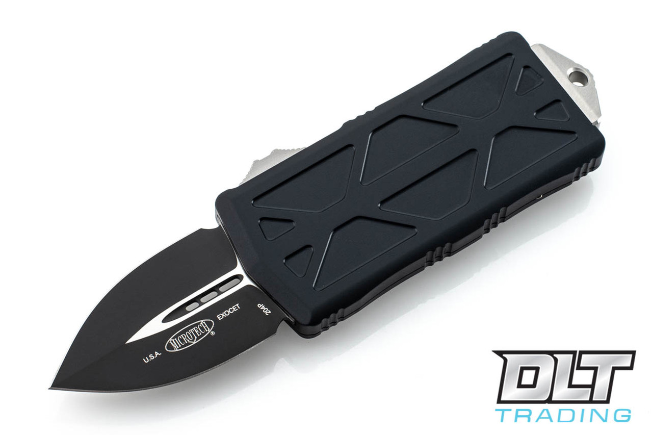Microtech 157-1 Exocet - Black Handle - Black Blade - DLT Trading