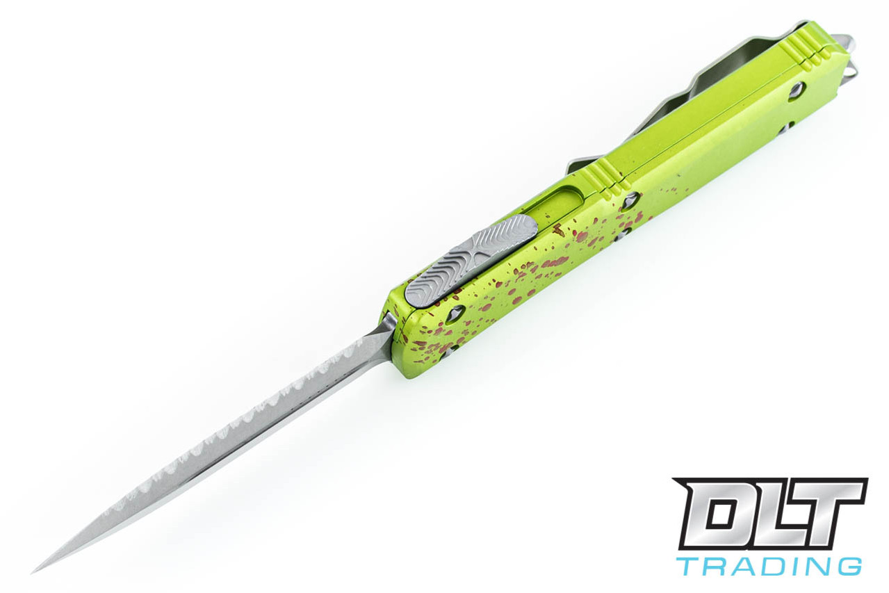 Microtech Ultratech D/E - Zombie Handle - Stonewash Blade