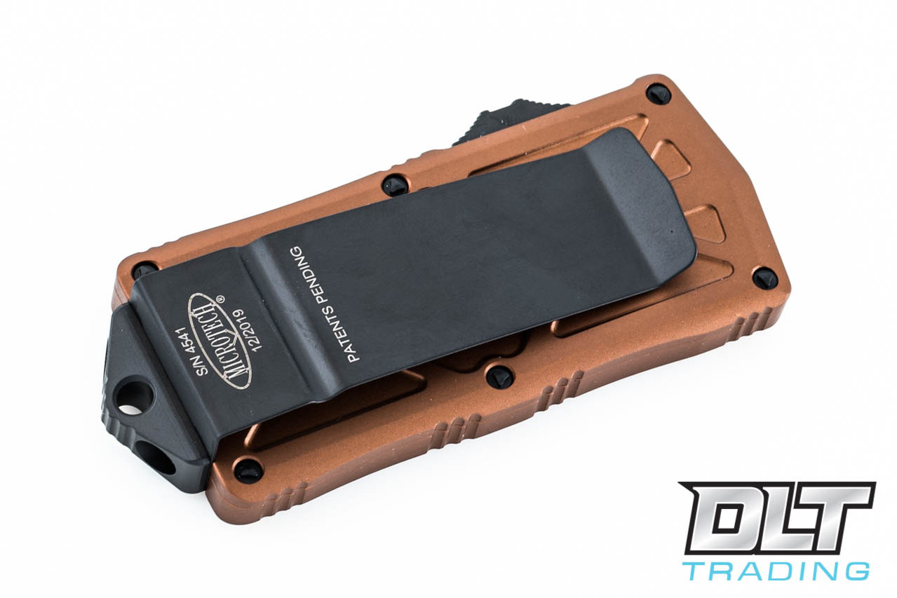 Microtech 1571TA Exocet Tan Handle Black Blade DLT Trading