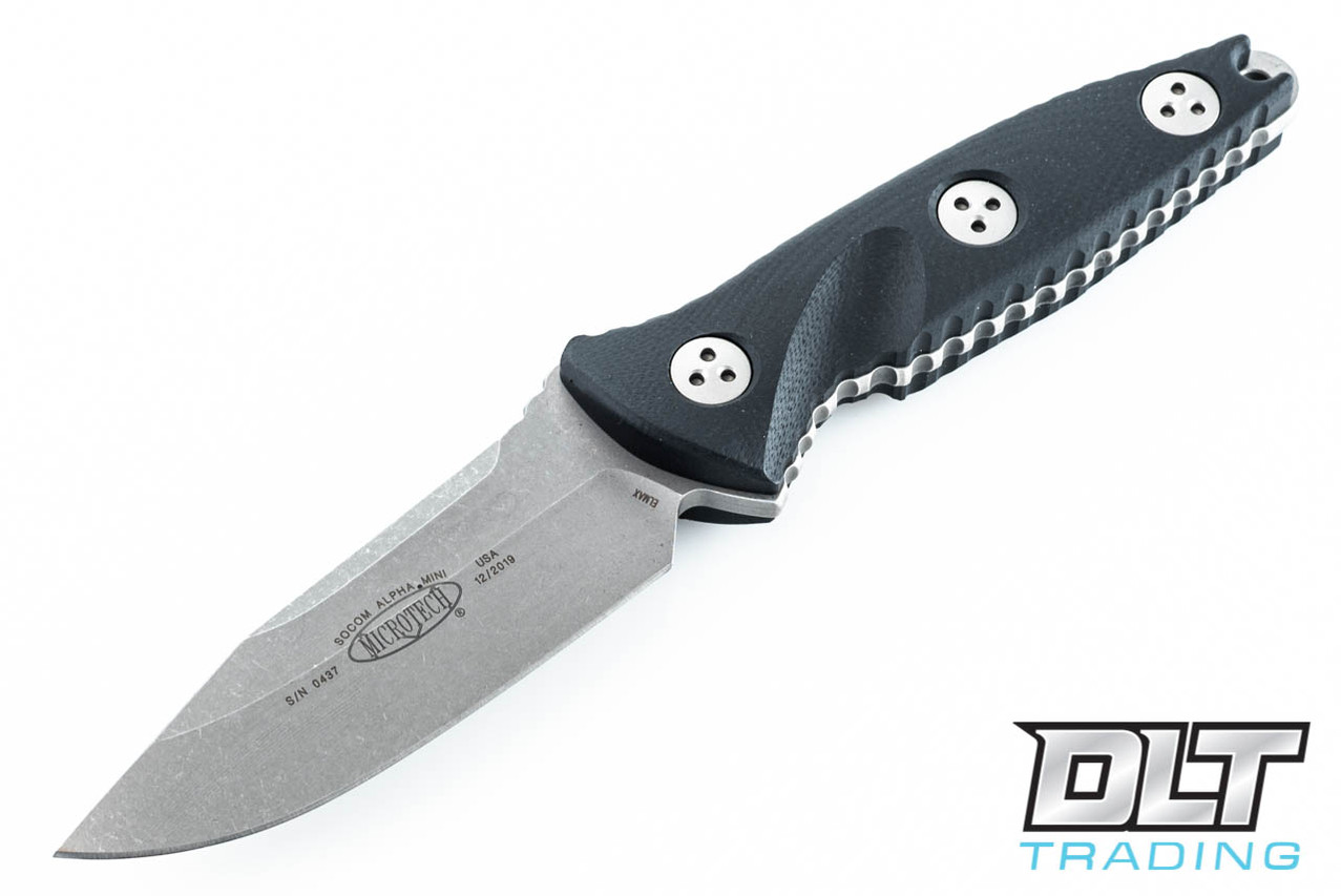 Microtech 113M-10AP Socom Alpha Mini S/E - Black Handle
