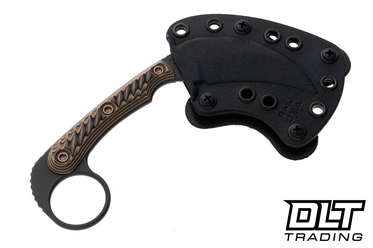 RMJ Tactical Korbin Nitro-V - Hyena Brown G-10 - Tungsten Cerakote