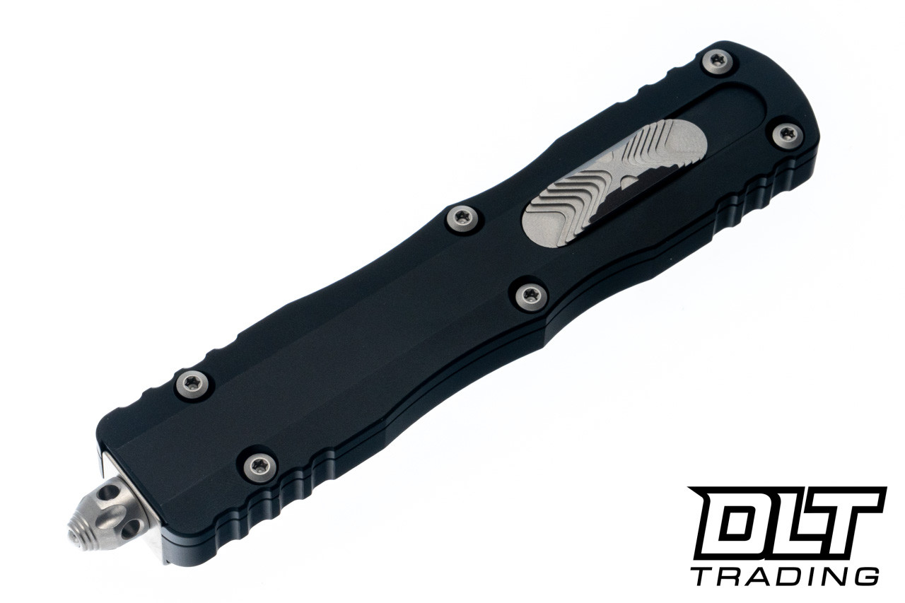 Microtech 227-12 Dirac Delta D/E - Black Handle - Stonewashed