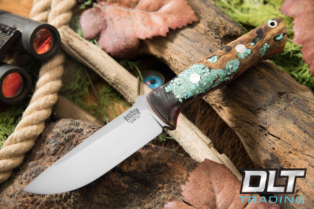 Bark River Knives | Bravo 1 3V LT - Gunmetal Cholla Cactus with