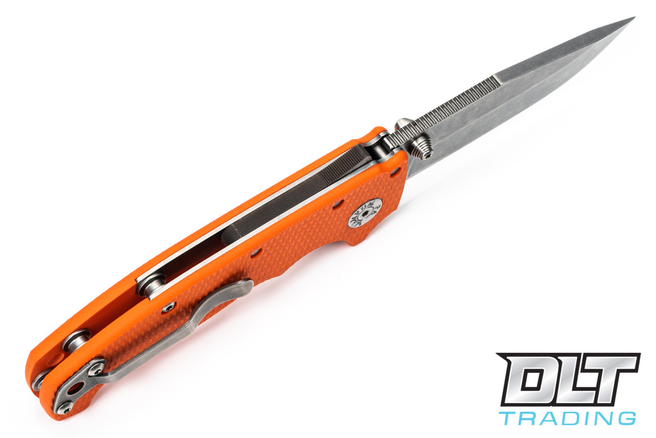 Demko MG AD20 3V - Clip Point - Orange G-10