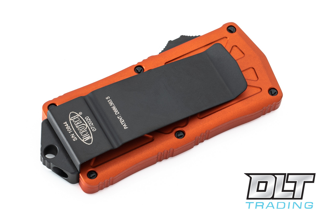 Microtech 157-2OR Exocet - Orange Handle - Black Blade - DLT Trading