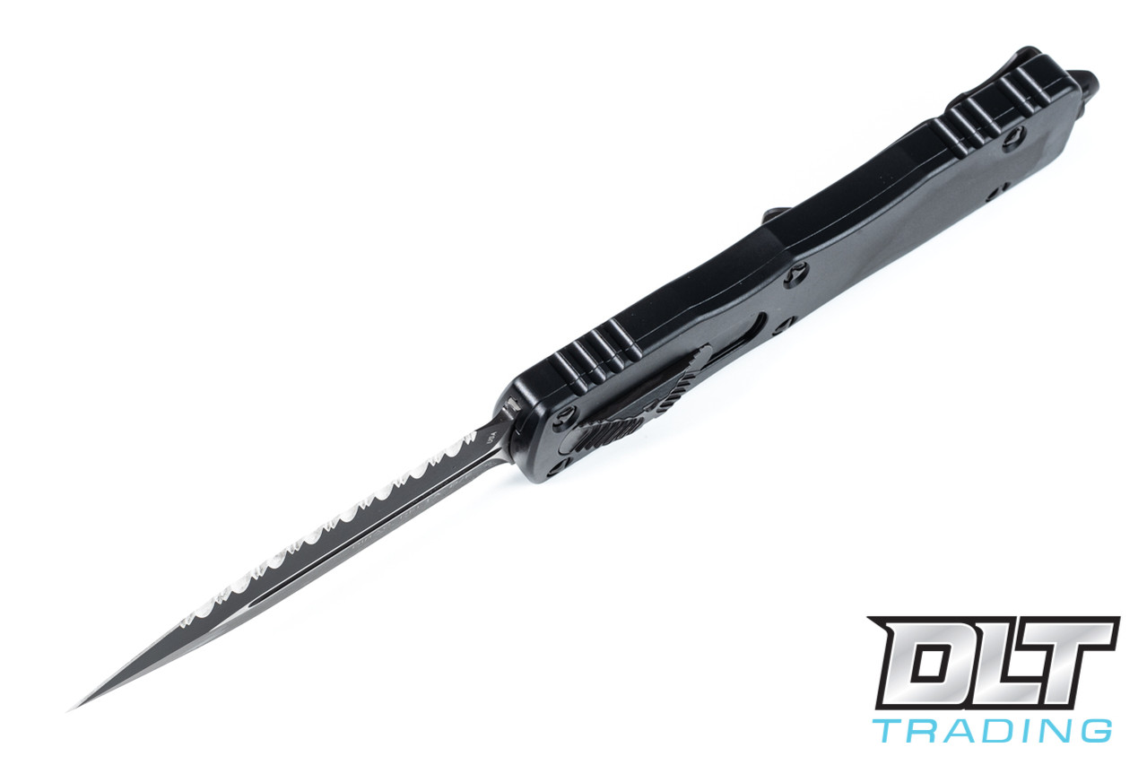 Microtech 227-3T Dirac Delta D/E - Black Handle - Black Blade