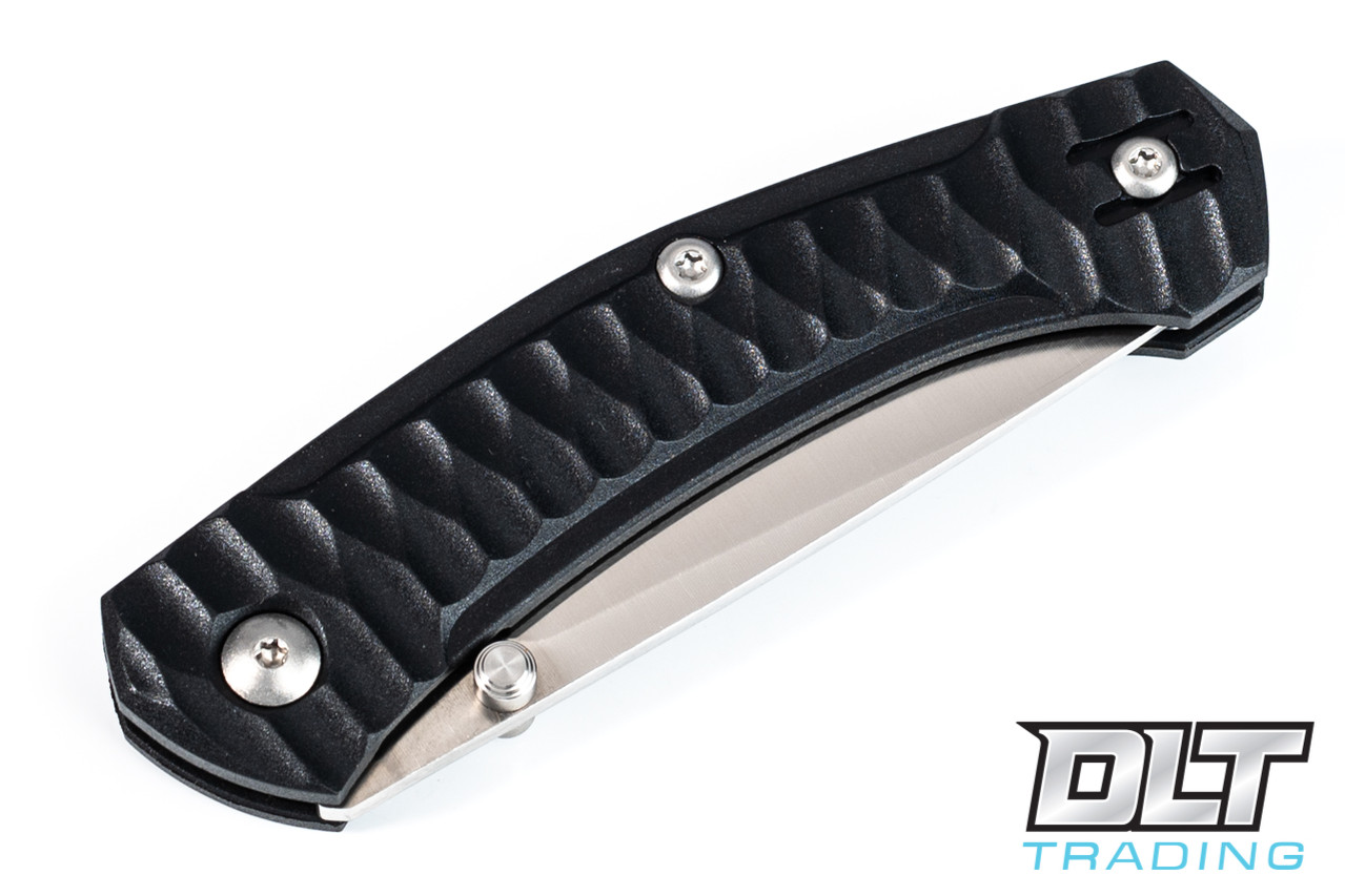 GiantMouse ACE Iona - Textured Black FRN - Satin Blade - DLT Trading