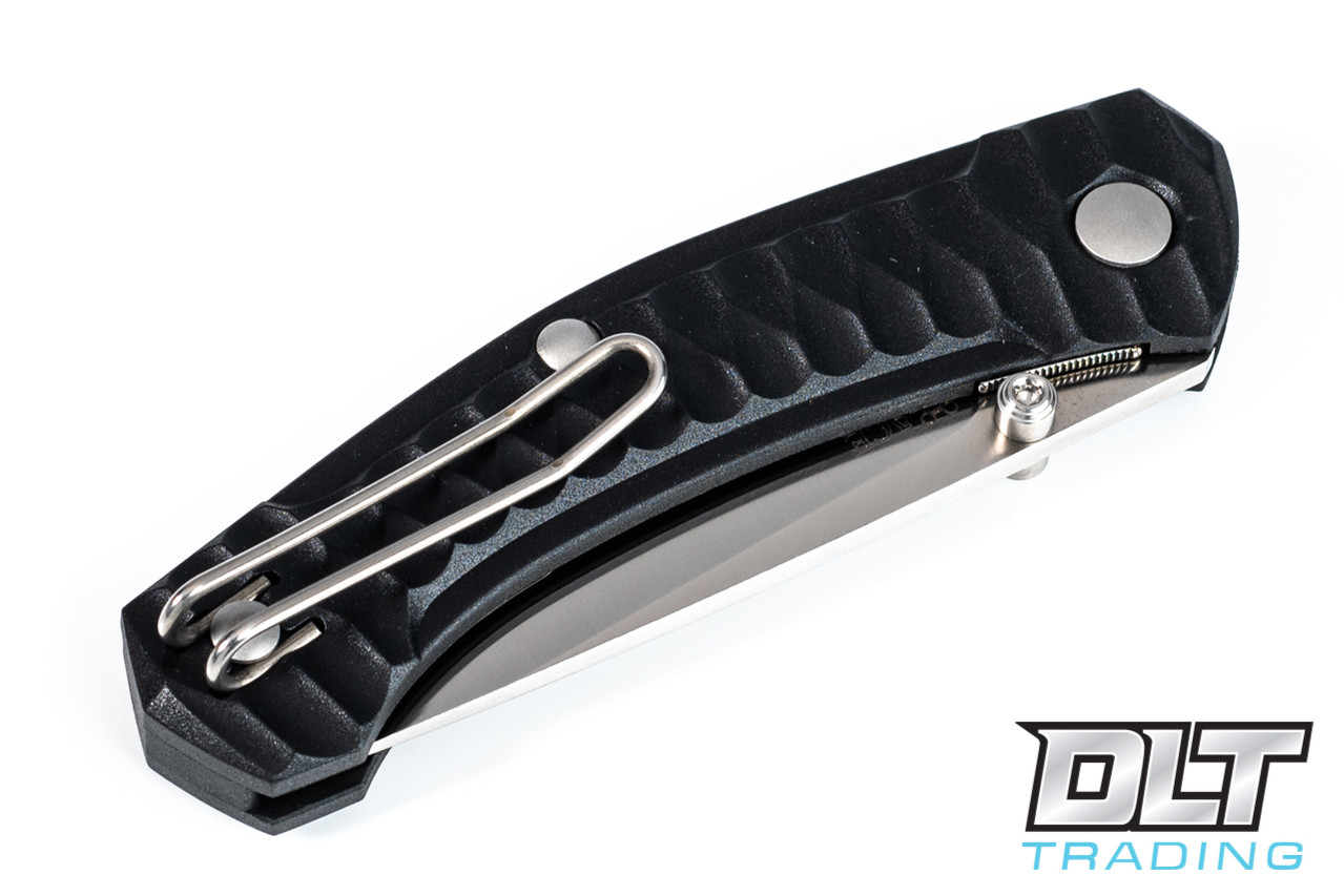 GiantMouse ACE Iona - Textured Black FRN - Satin Blade - DLT Trading