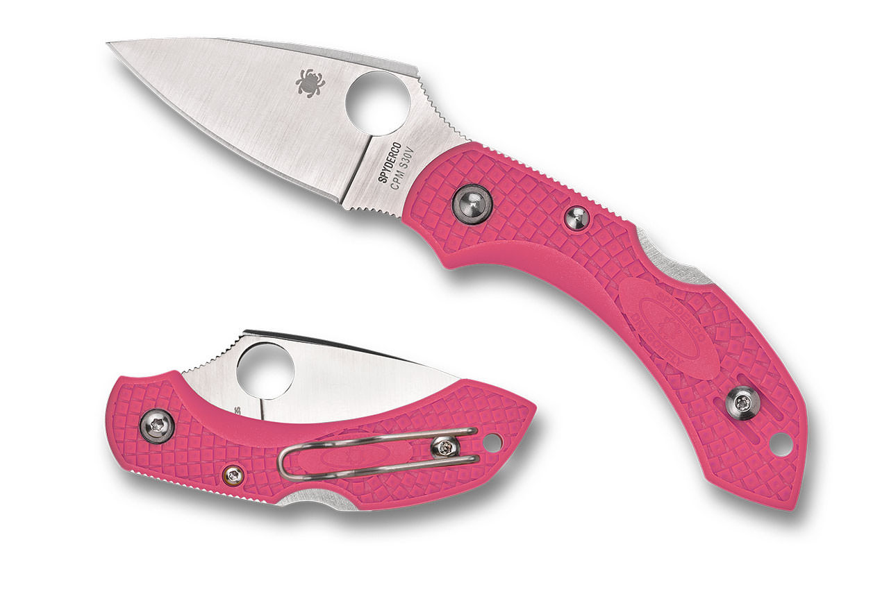 Spyderco C28FPPNS30V2 Dragonfly 2 - Pink FRN - S30V Blade