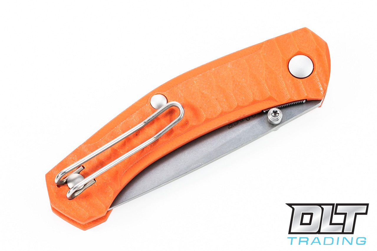⑤イス　Laranja-Bob専用S134 CONDEHOUSE カンディ GiantMouse ACE Iona - Textured Orange G-10 - Stonewashed Blade