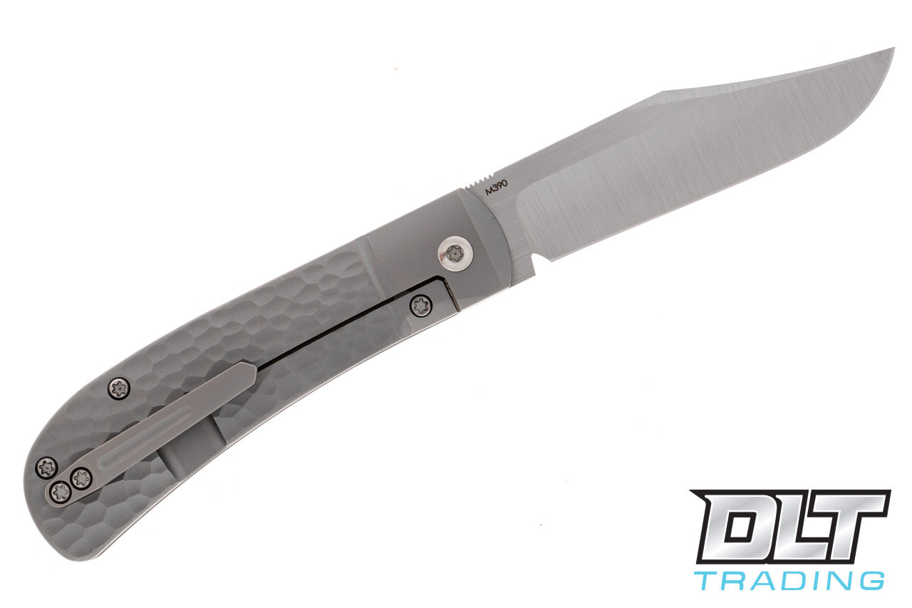 Pena X Series - Lanny's Clip Front Flipper - Jigged Titanium - DLT