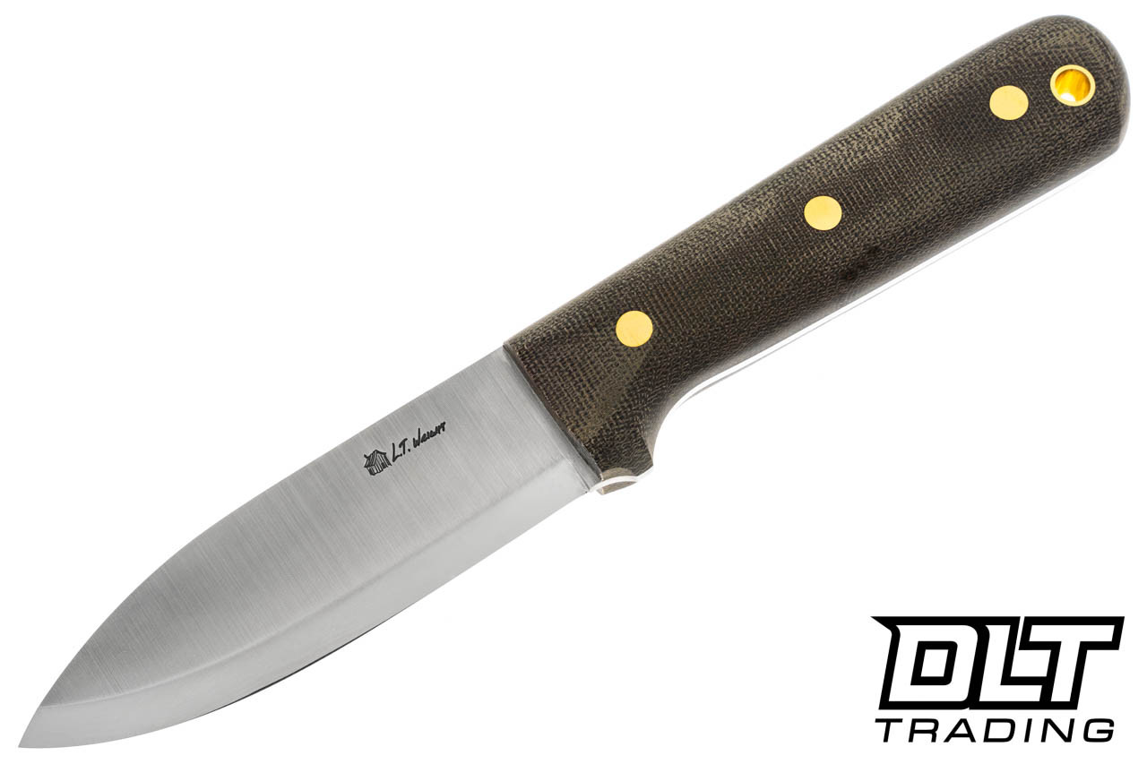 LT Wright Genesis A2 Scandi Green Micarta | DLT Trading
