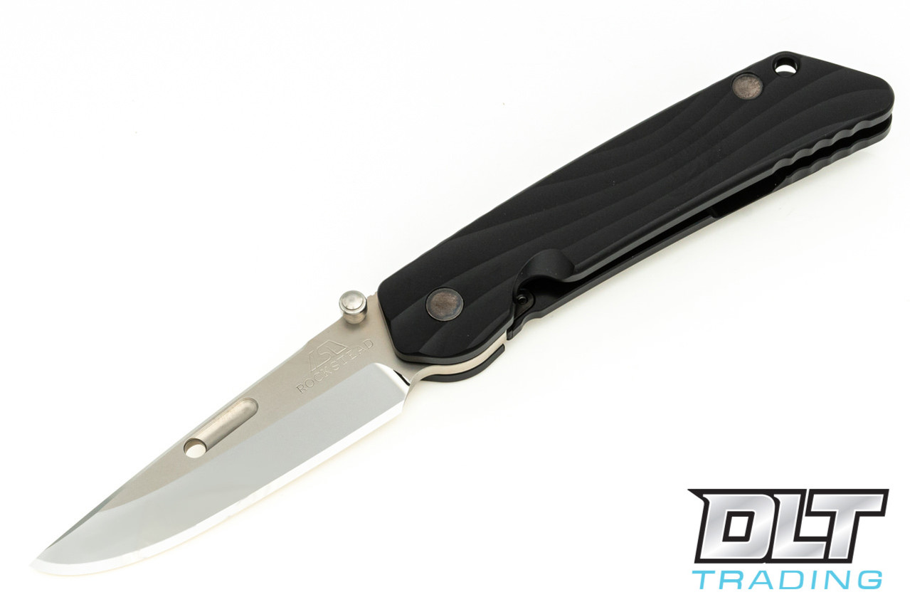 Rockstead Hizen - Polished Blade - Black Handle - DLT Trading