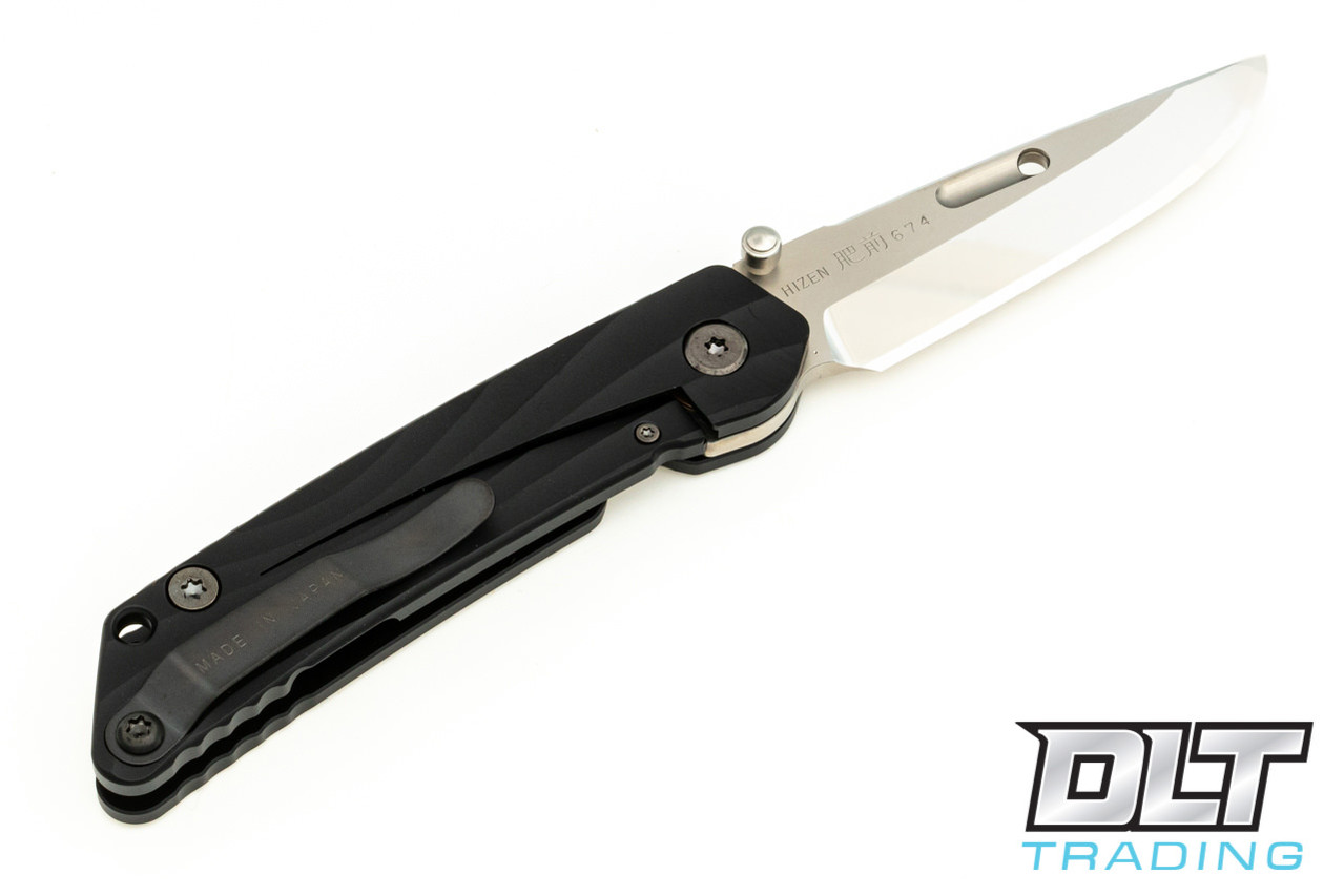Rockstead Hizen - Polished Blade - Black Handle - DLT Trading