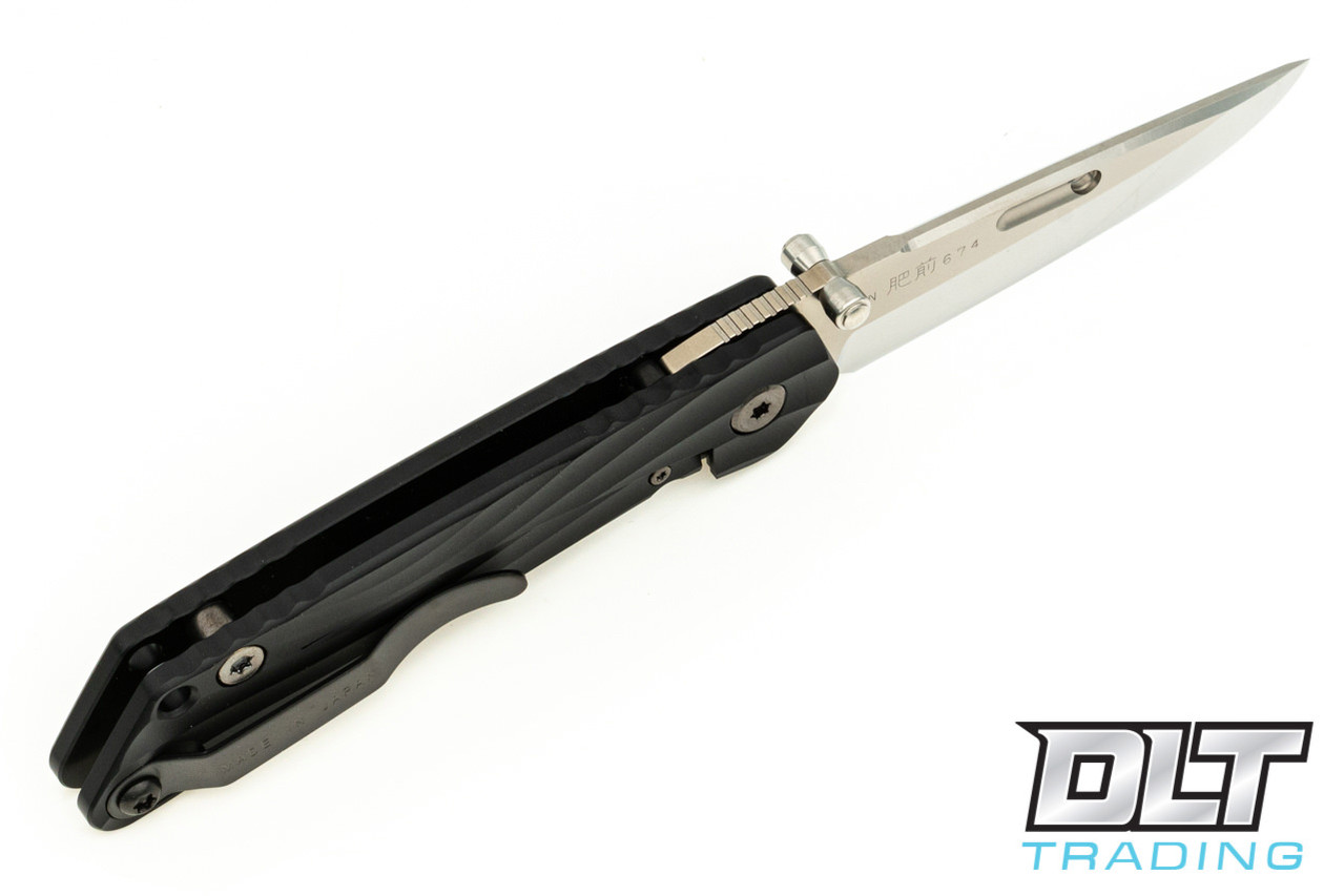 Rockstead Hizen - Polished Blade - Black Handle - DLT Trading
