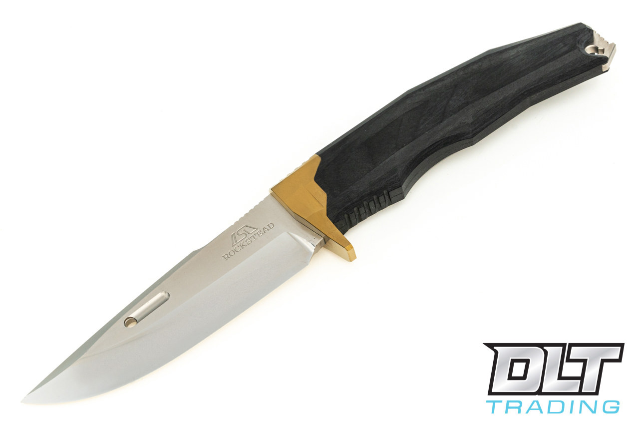 Rockstead Ritsu - Polished Blade - Bronze Guard - Micarta Handle