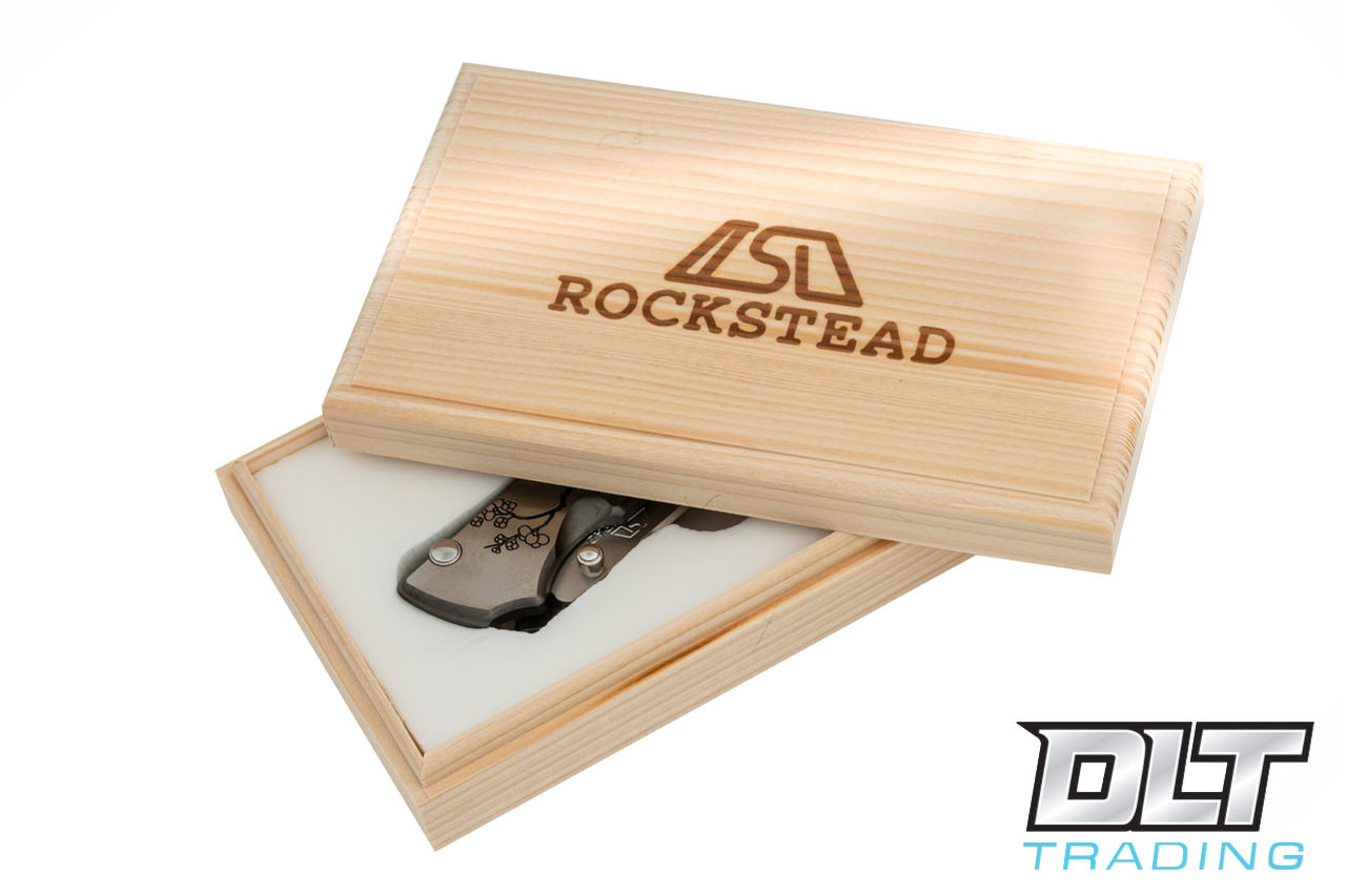 Rockstead SHU-C-ZDP - Polished Blade - Titanium - Apricot Etching