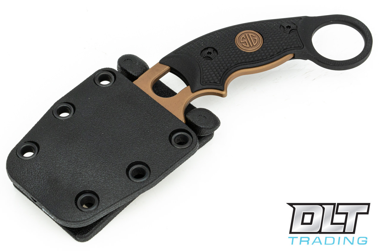 Hogue SIG EX-F03 Emperor Scorpion Hawkbill - Black G-10 - FDE