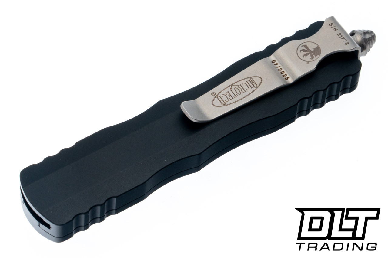 Microtech 225-4 Dirac D/E - Black Handle - Satin Blade - DLT Trading