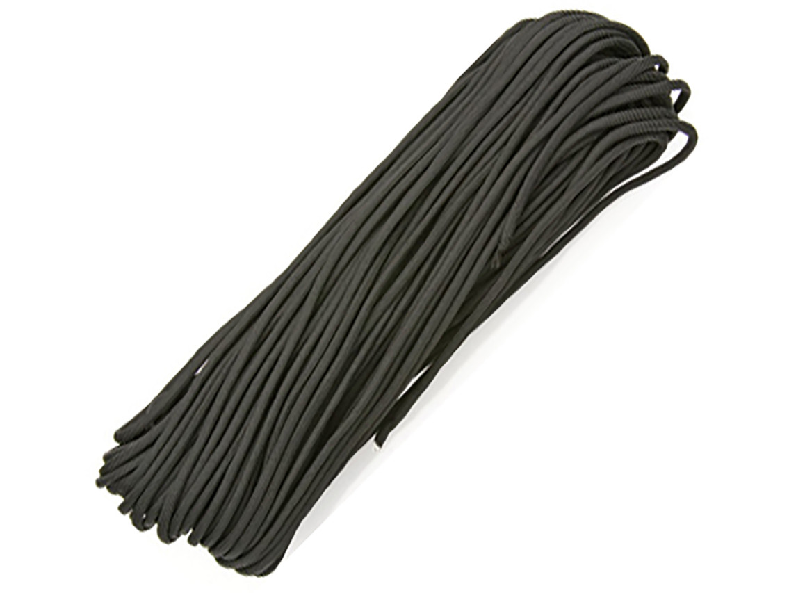 Black 550 Paracord 100 Feet DLT Trading
