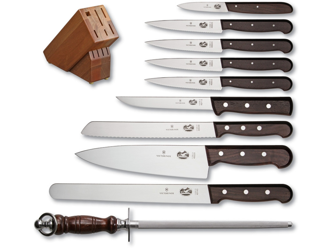 Victorinox Swiss Classic 14-Piece Swivel Knife Block Set
