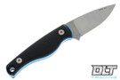 Creely Blades PG Mako 3V - Black G-10 - Blue Liners
