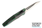 Jake Hoback Sumo - Sandblast Handle - Satin Blade - Green Accents