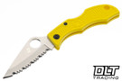 Spyderco Ladybug 3 Salt - Yellow - Fully Serrated