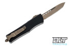 Microtech 140-15 Troodon T/E - BlackHandle - Bronze Blade