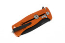 LionSteel SR22 - Aluminum Orange - Black Blade