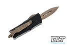 Microtech 238-15 Mini Troodon D/E - Black Handle - Bronze Blade