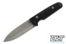 Battle Horse Salt Fork - Scandi Ground - Black Micarta - Matte