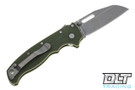 Demko AD20.5 - Slotted Shark Foot - OD Green Grivory