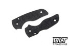 RGT Spyderco Lil' Native Scale Set - Double Black Canvas Micarta