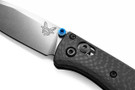Benchmade 533-3 Mini Bugout with Carbon Fiber handles and satin s90v blade.