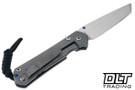 Chris Reeve Small Sebenza 31 - Glass Bead Blasted - Tanto Blade