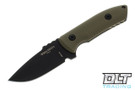 Pro-Tech SBR Fixed Blade - Green G-10 Handle - Black Blade - Kydex Sheath