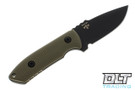 Pro-Tech SBR Fixed Blade - Green G-10 Handle - Black Blade - Kydex Sheath
