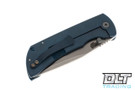 McNees PM MAC 2 3.5" - Blue Anodized Titanium - Stonewashed Blade