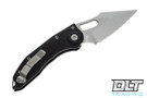 Microtech 169-12 Stitch S/E - Black Handle - Stonewashed Blade Microtech 169-12 Stitch S/E - Black Handle - Stonewashed Blade