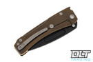 Medford Slim Midi Marauder Tanto - PVD S90V - Bronze Anodized Titanium