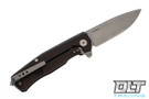 LionSteel Myto Brown Aluminum - Stonewashed Blade