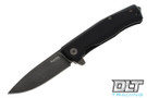 LionSteel Myto Black Aluminum - Stonewashed PVD Blade