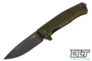 LionSteel Myto Green Aluminum - Stonewashed PVD Blade