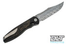 Sharp By Design Mini Tempest Bowie - PVD Titanium - Gold Dark Matter Inlay - Damasteel