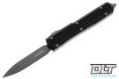 Microtech 206-10APS Makora D/E - Black Handle - Apocalyptic Blade - Signature Series