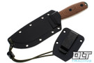ESEE 4 - OD Blade - 3D Natural Canvas Micarta - Black Sheath