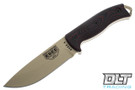 ESEE 5 - Tan Blade - Blood & Black G-10 - Black Kydex