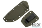 ESEE 4 Molded Sheath with Clip Plate - OD Green