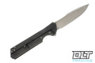 Olamic Cutlery Rainmaker Harpoon - Satin - Stonewashed - Satin Accents - 372 - Back
